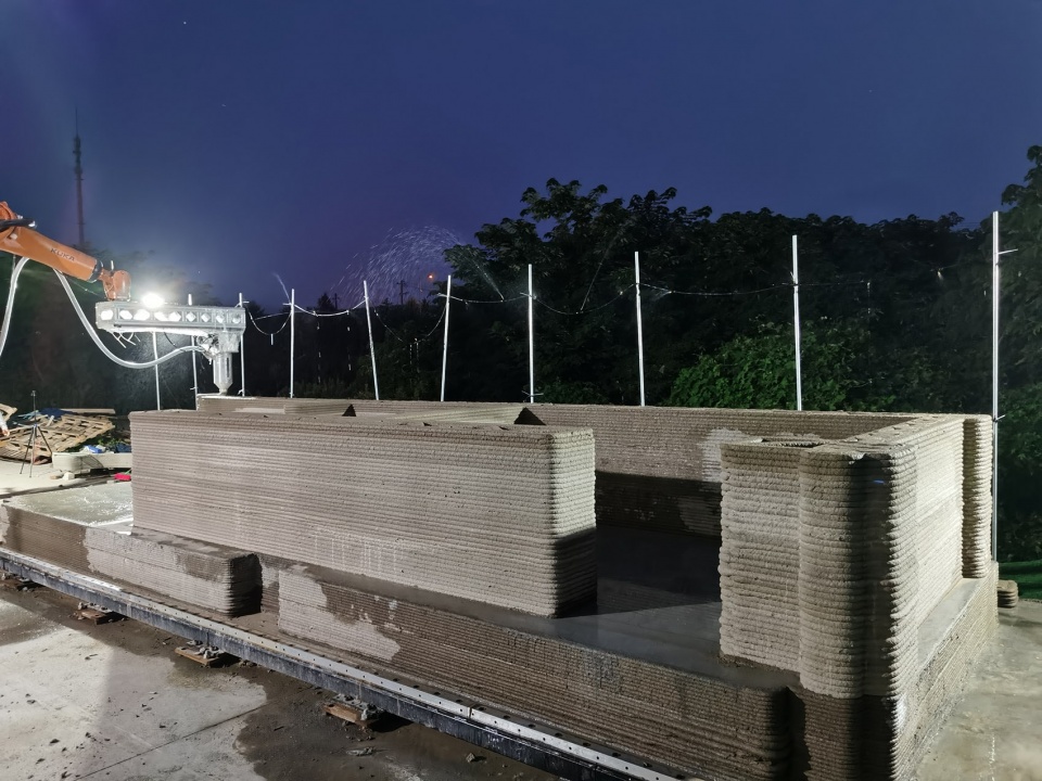 3d printing concrete house for the low income families in africa by professor xu weiguos team from the tsinghua university school of arch...