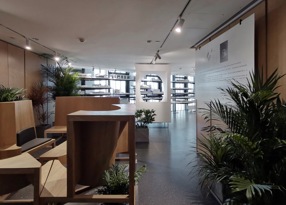 micro renovation of the space of atelier li xinggang and exhibition design of integrated geometry and poetic scenery the working place of...