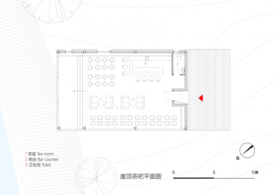 renovation of the 809 arsenal relics rimrock tea bar china by 3andwich designhe wei studio