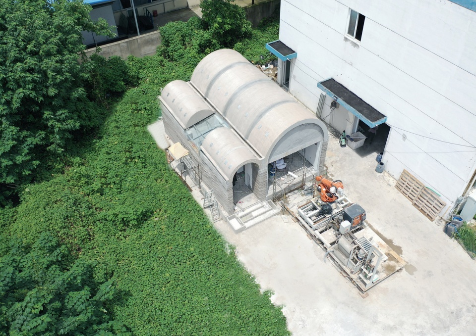 3d printing concrete house for the low income families in africa xu weiguo thu