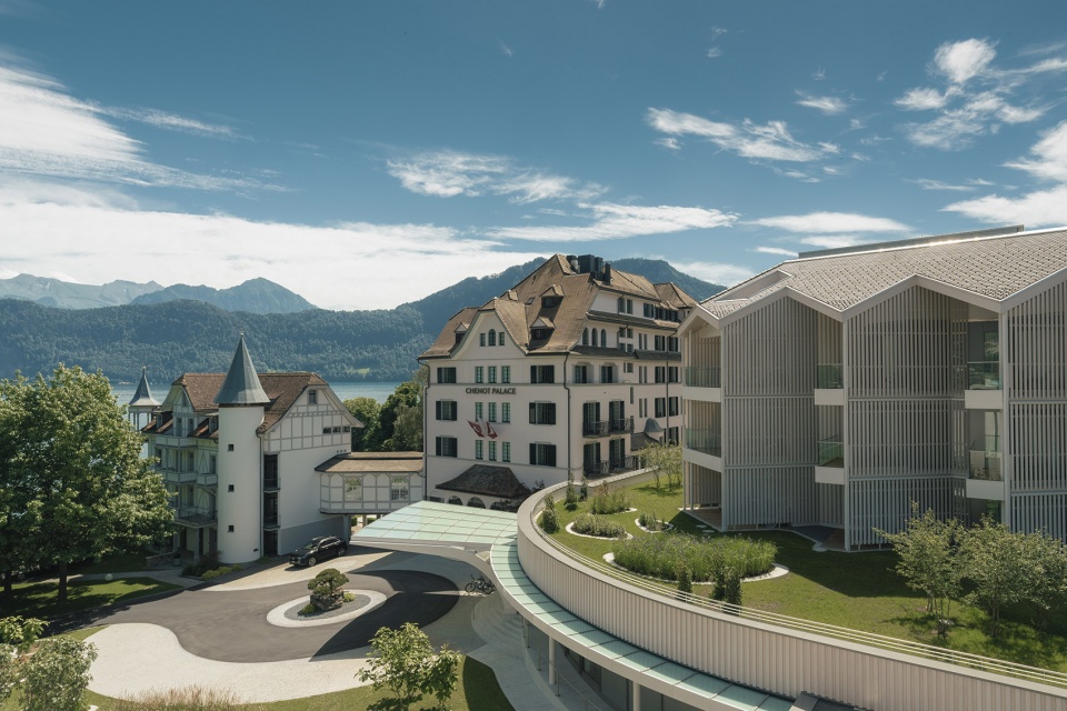 chenot palace weggis health wellness hotel by davide macullo architects