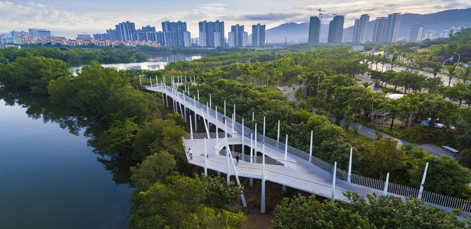 2020 asla general design award of honor sanya mangrove park china by turenscape