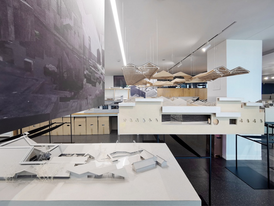 micro renovation of the space of atelier li xinggang and exhibition design of integrated geometry and poetic scenery the working place of...
