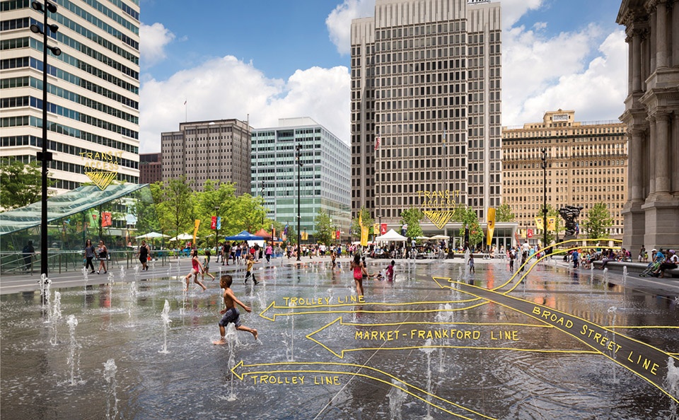 2020 urban design award of excellence:dilworth park by olin