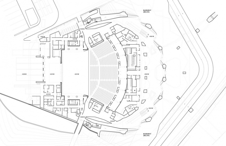 performance hall at the taipei music center by rur architecture
