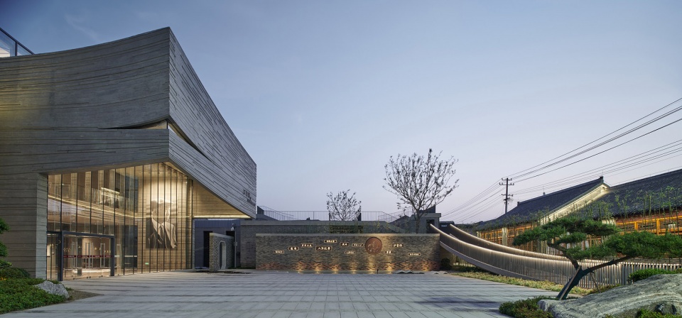 cultural characteristic block of wang zengqi memorial hall china by tjad
