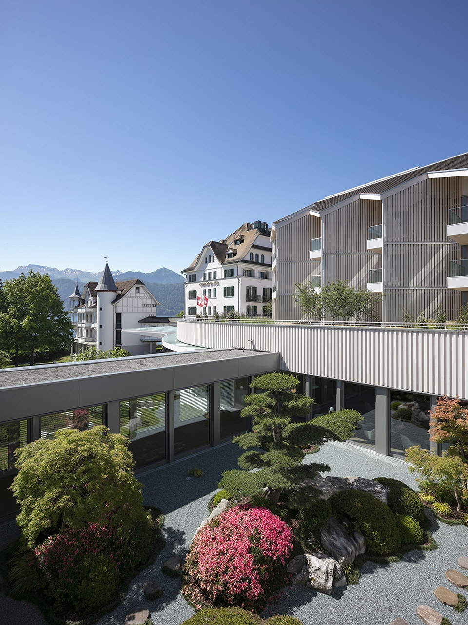 chenot palace weggis health wellness hotel by davide macullo architects