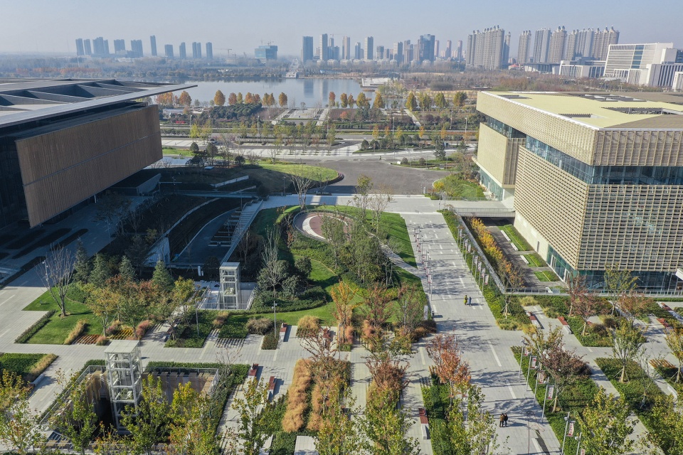 Landscape of Jining Cultural Center Phase I LDG
