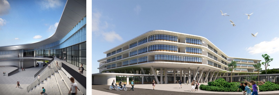 haikou school of the affiliated high school of peking university china by crossboundaries