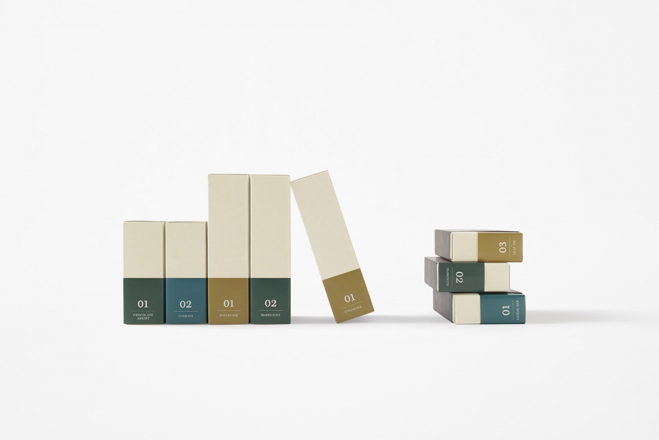 new confectionery packaging of hilltop hotel in tokyo by nend