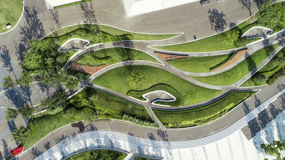Landscape of Jining Cultural Center Phase I LDG