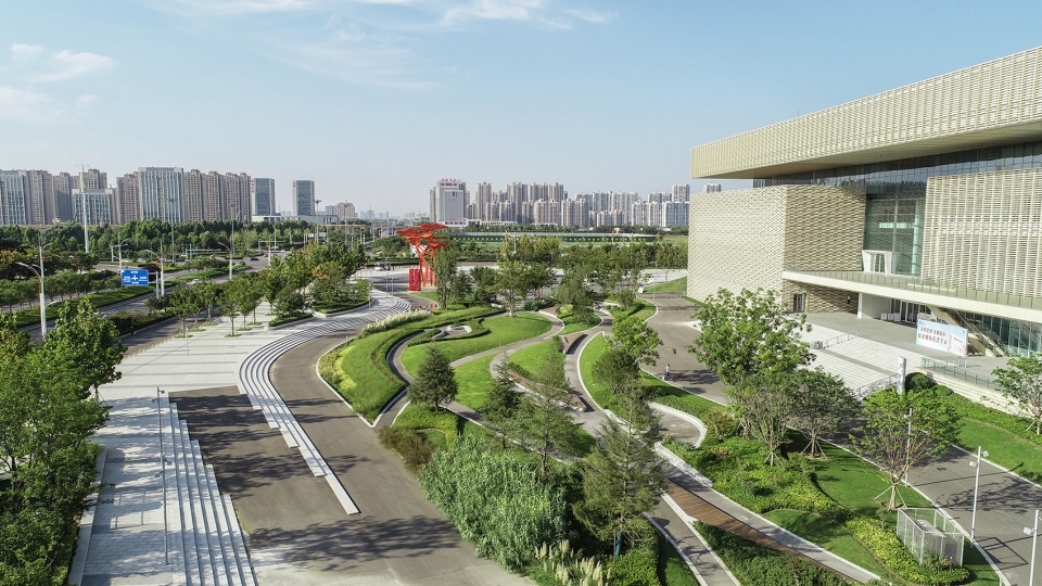 Landscape of Jining Cultural Center Phase I LDG