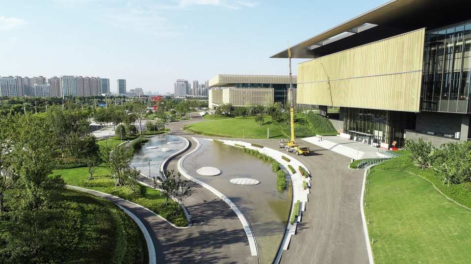 Landscape of Jining Cultural Center Phase I LDG