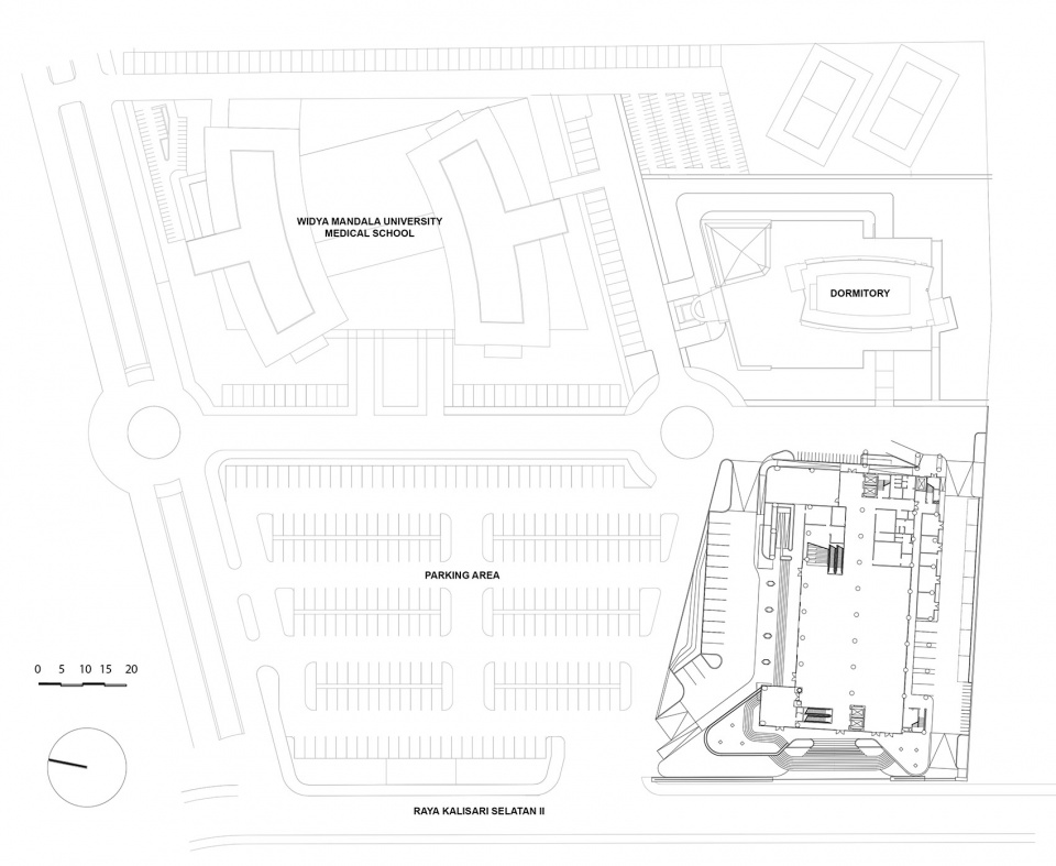 wm plenary hall indonesia by bgnr architects