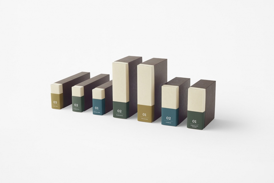 new confectionery packaging of hilltop hotel in tokyo by nend
