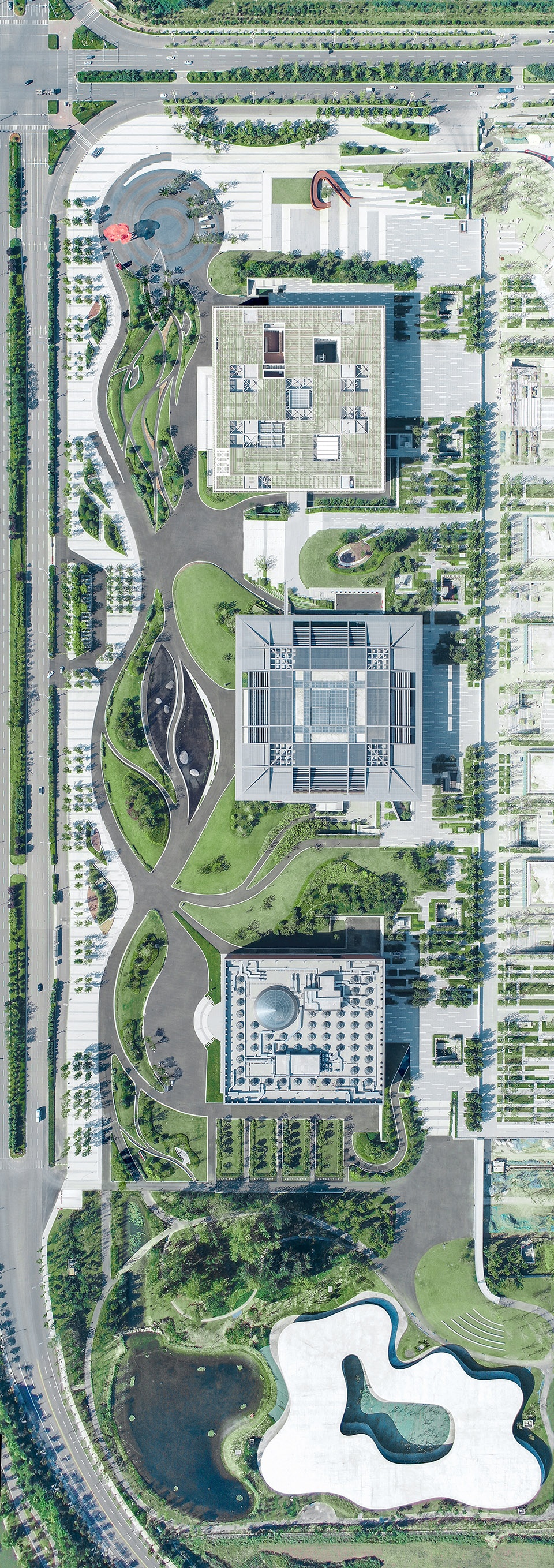Landscape of Jining Cultural Center Phase I LDG