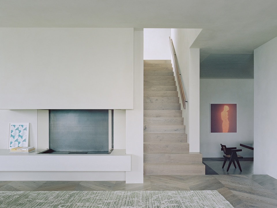 house at a vineyard by think architecture