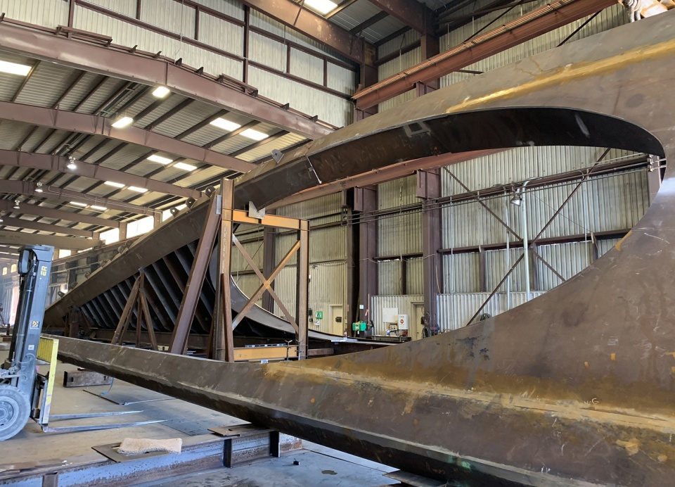 550 ton steel bridge by ds r