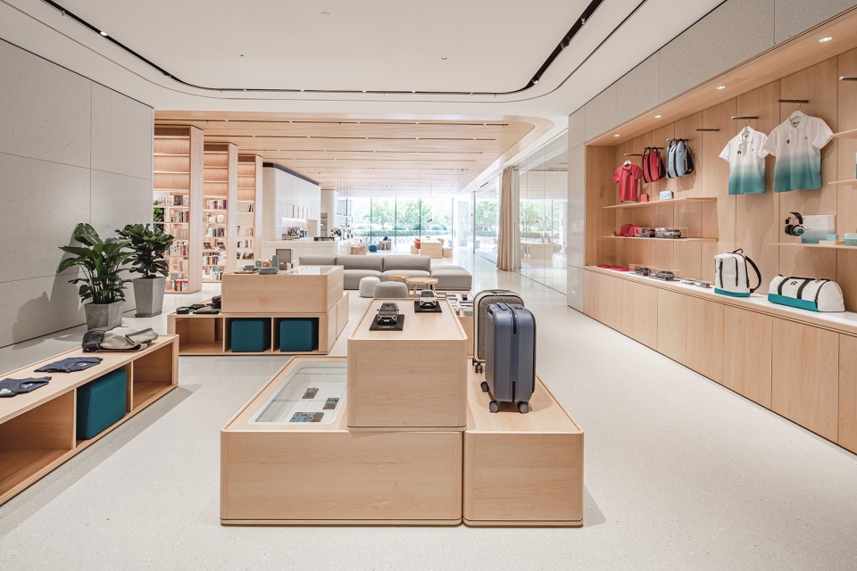 nio tianjin flagship store by raams architecture studio