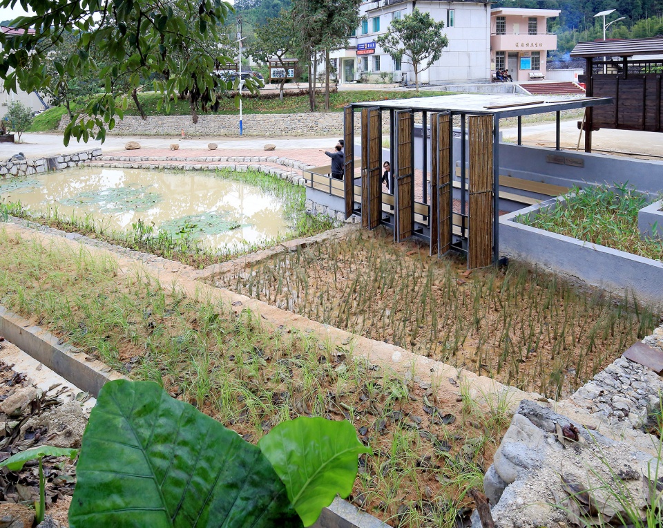 the Design of an Ecological Rainwater Garden in Lianma Village by Fu Yingbin