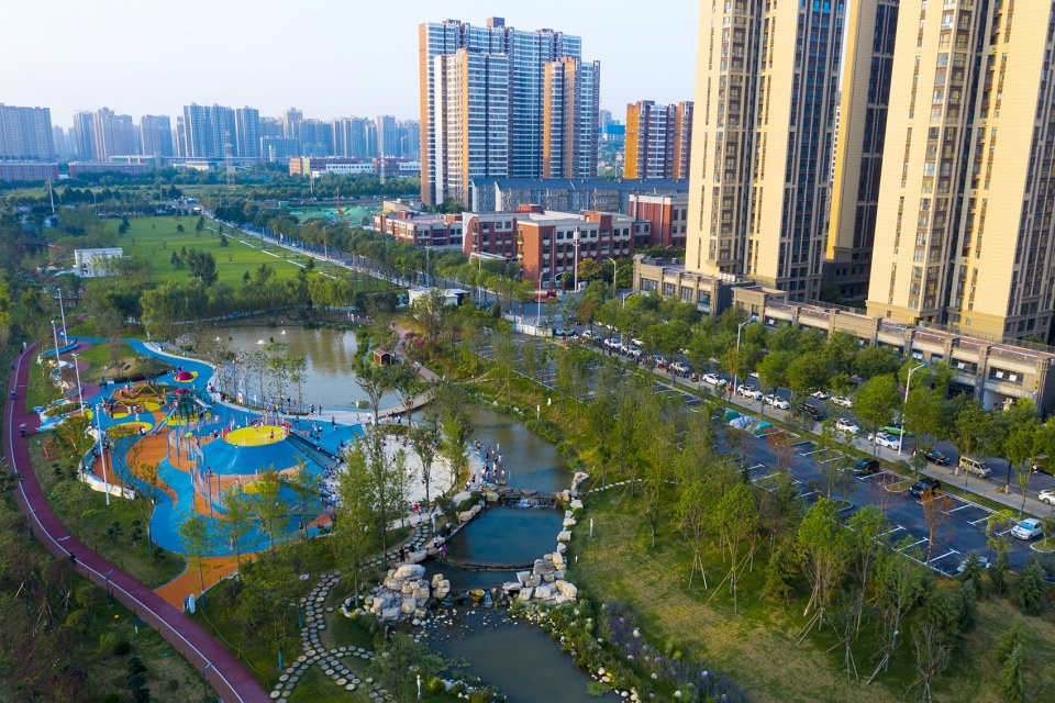 Zao River Waterfront Corridor Power Construction