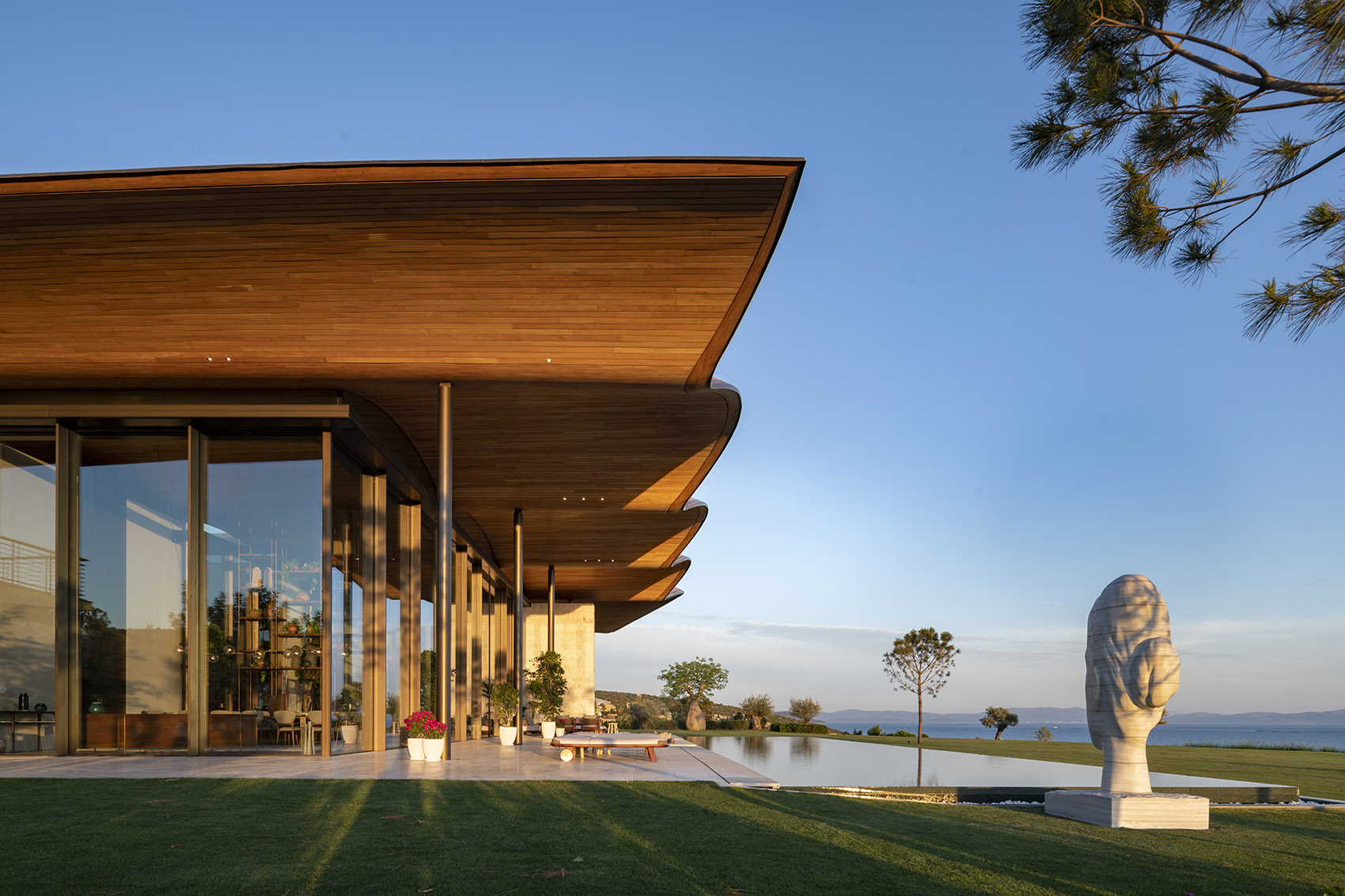 dolunay villa by foster   partners