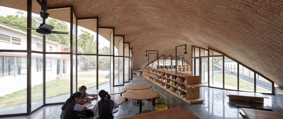 maya somaiya library sharda school by sameep padora associates