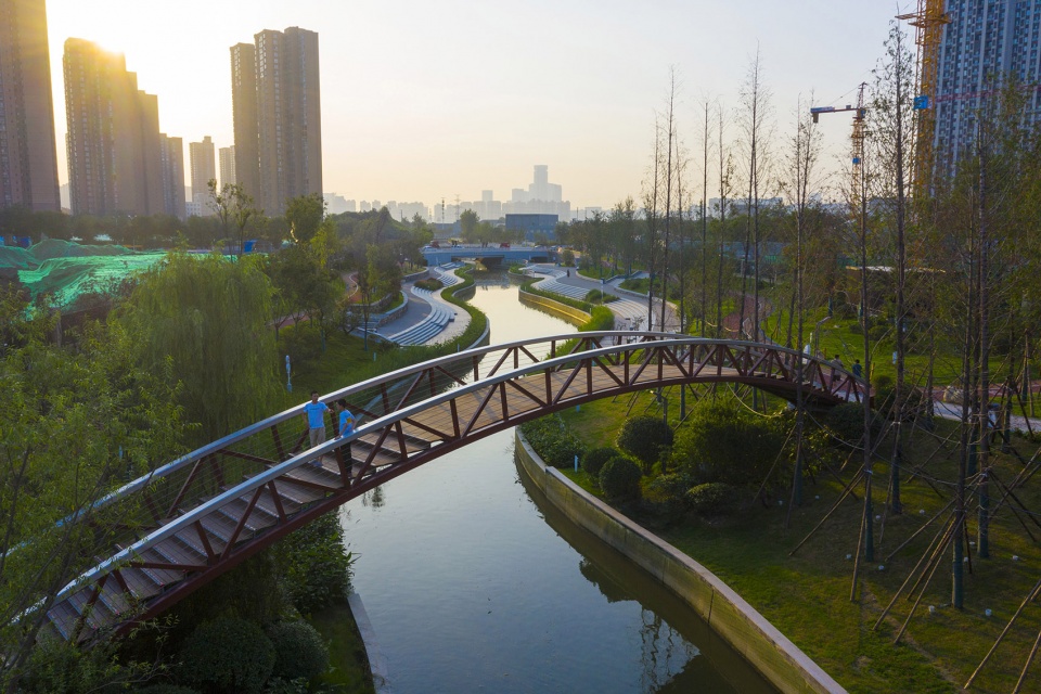 Zao River Waterfront Corridor Power Construction