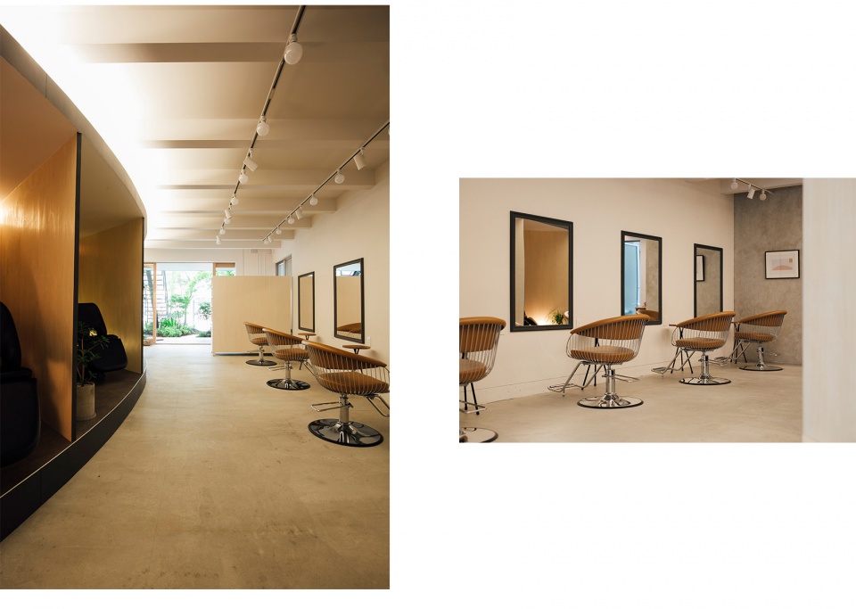 rikihiro hairsalon by hankura design