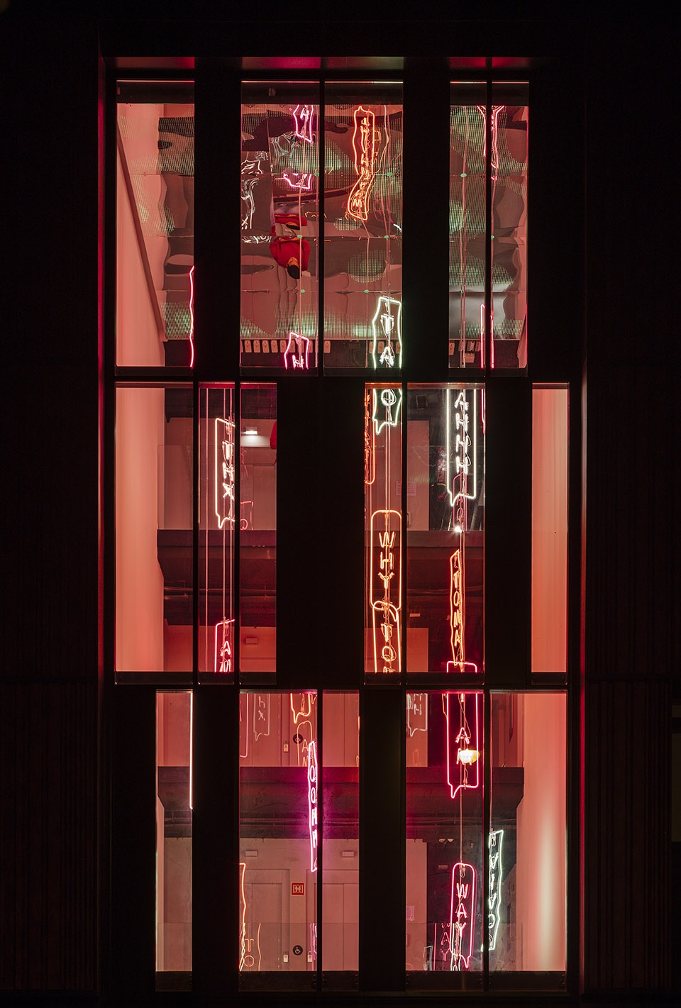 YOYO Permanent light art installation Brut Deluxe