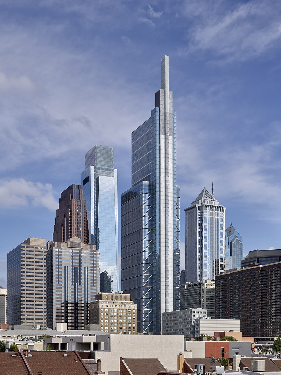 comcast technology center and four seasons hotel by foster partners