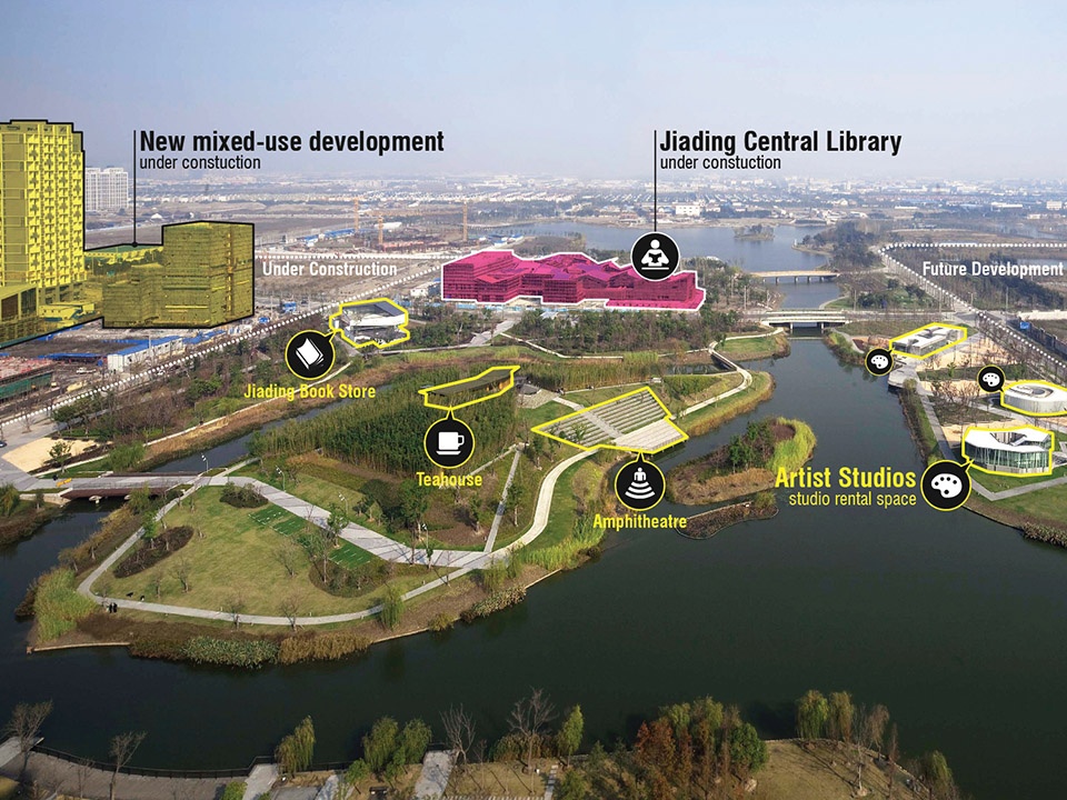 2020 urban design award of honor jiading central park by sasaki
