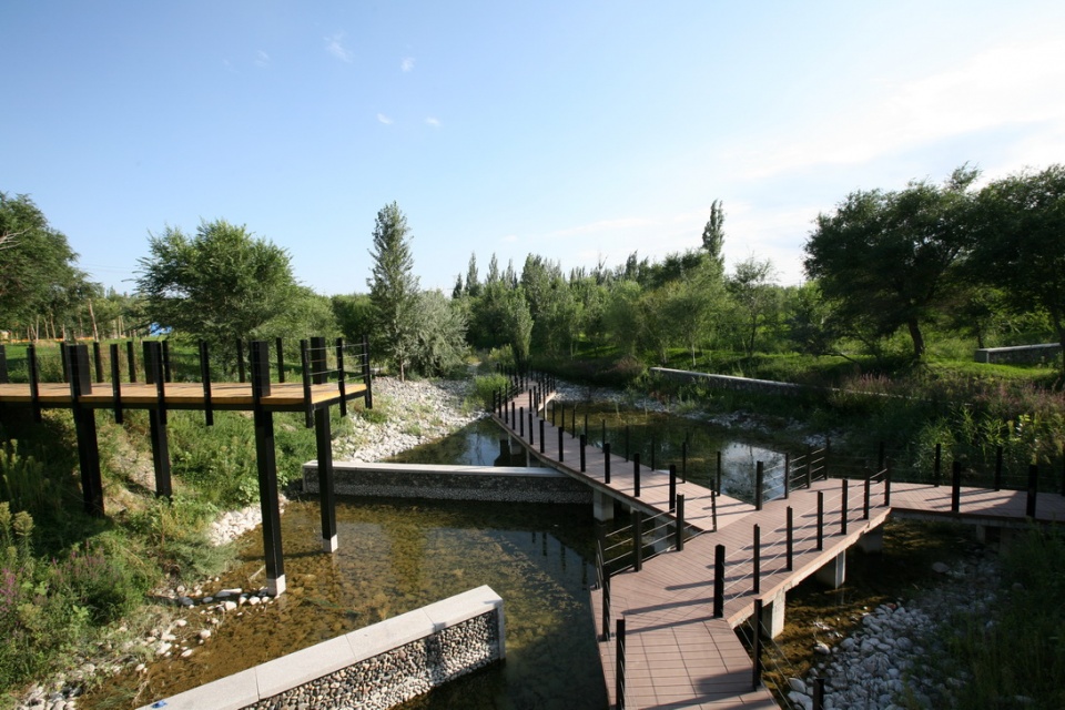 xinjiang bole peoples park transform design block a china by r land