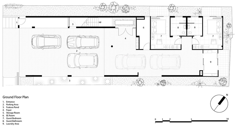 floated tree house by anonym studio 1