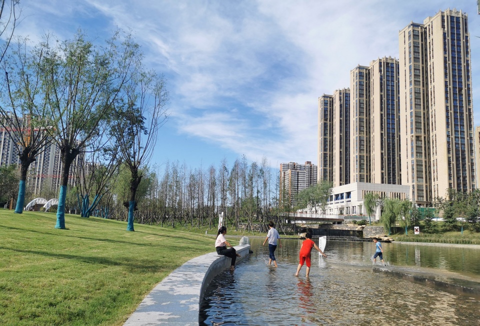 Zao River Waterfront Corridor Power Construction