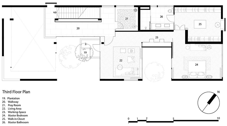 floated tree house by anonym studio 1