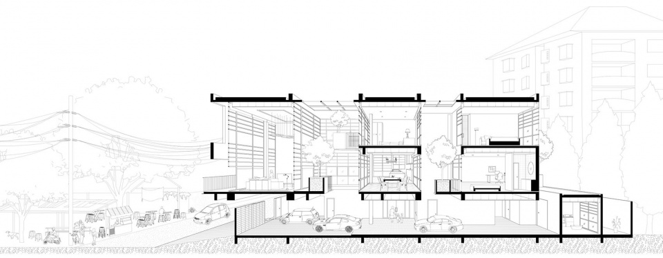floated tree house by anonym studio 1