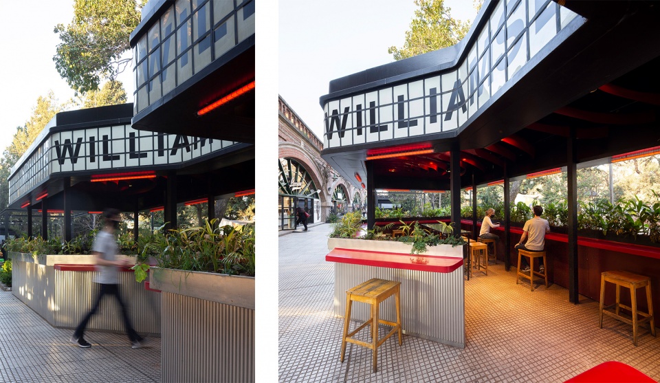 outside restaurant in buenos aires by hitzig militello architectsoutside restaurant in buenos aires by hitzig militello architects