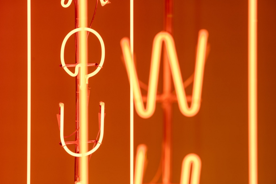 YOYO Permanent light art installation Brut Deluxe