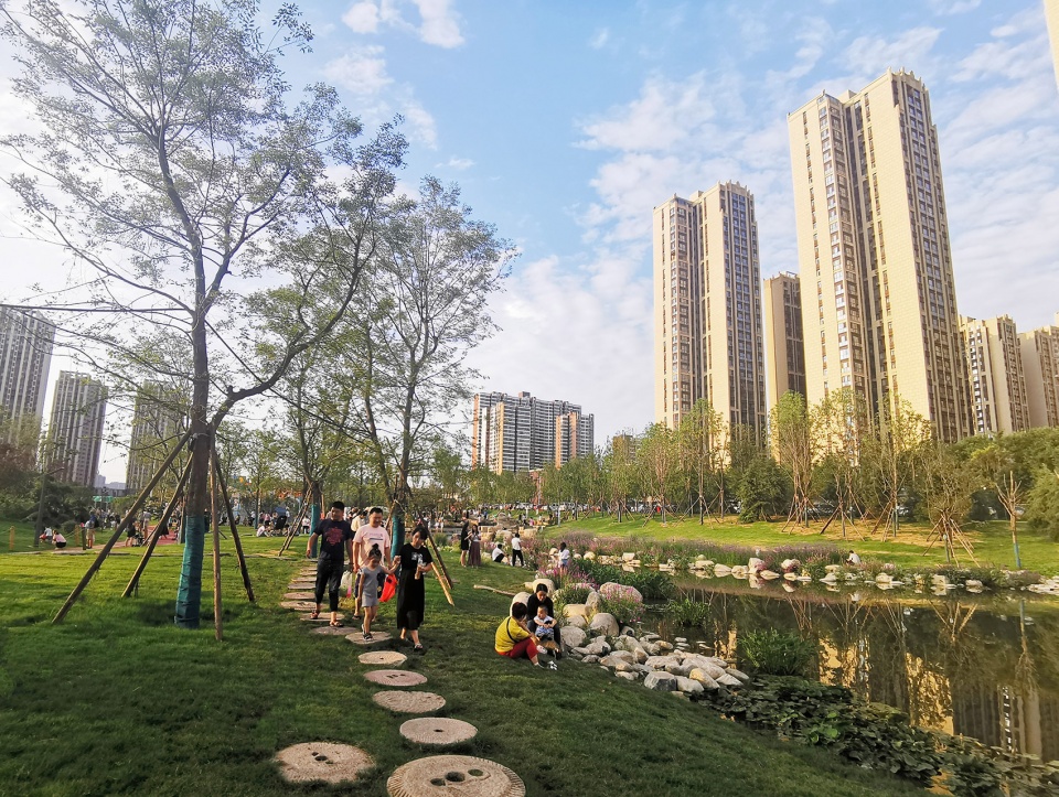 Zao River Waterfront Corridor Power Construction