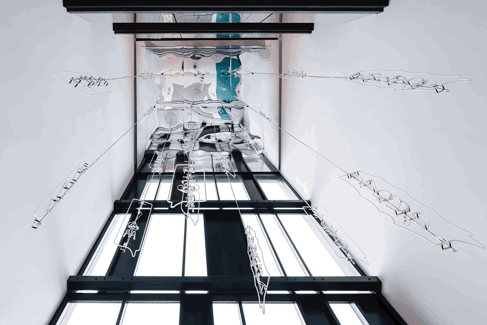 YOYO Permanent light art installation Brut Deluxe