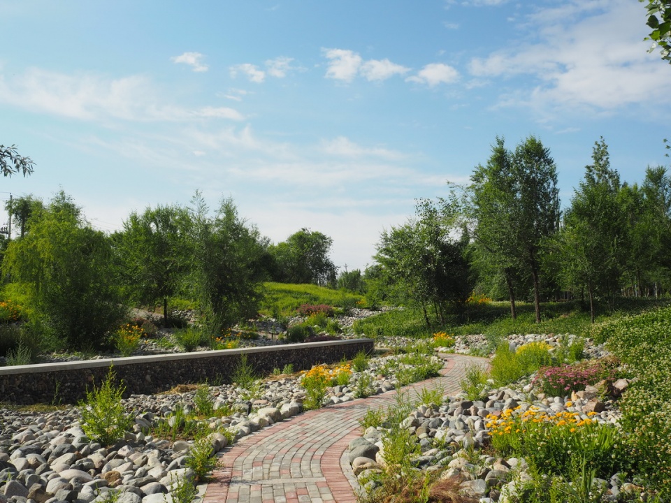 xinjiang bole peoples park transform design block a china by r land