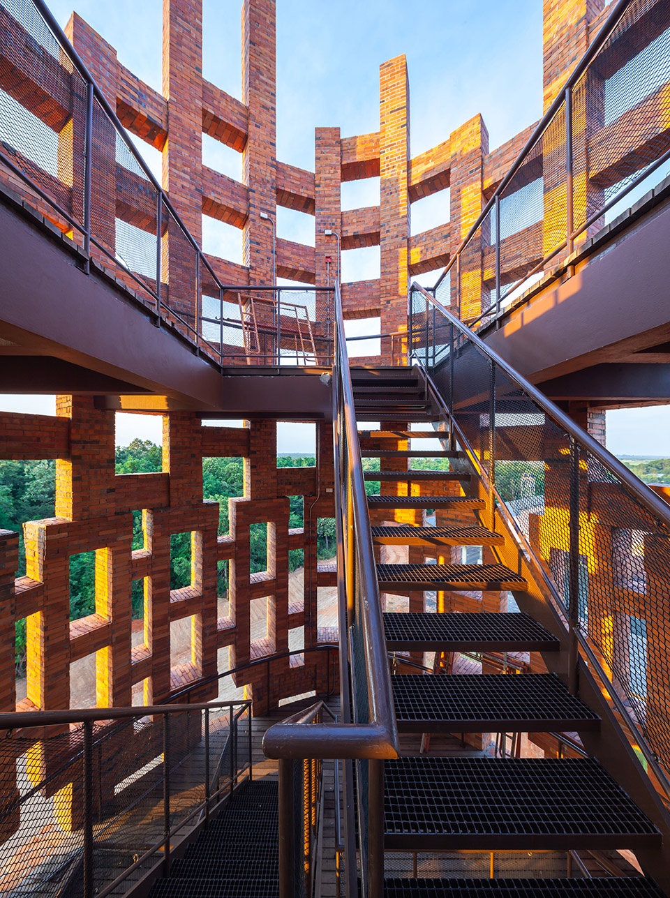 Brick Observation Tower Bangkok Project Studio