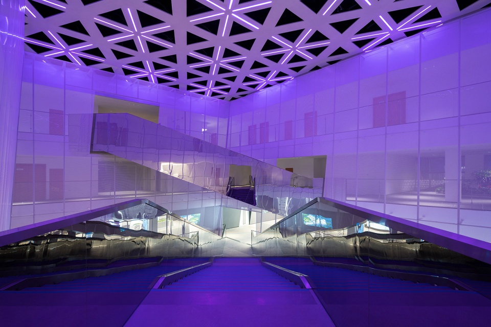 lighting design of shuifa information town industrial exhibition center by beijing purilighting company
