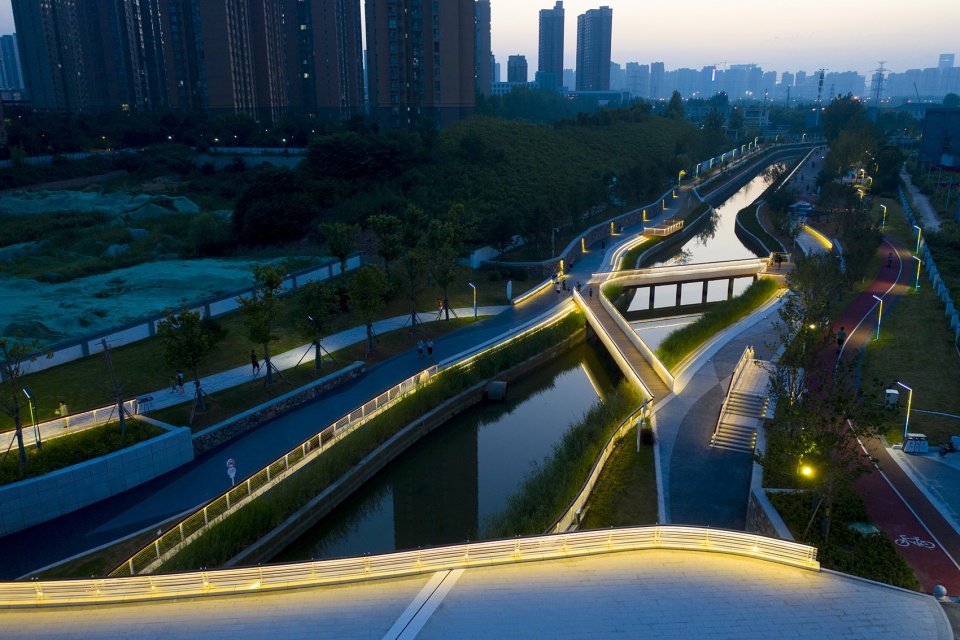 Zao River Waterfront Corridor Power Construction