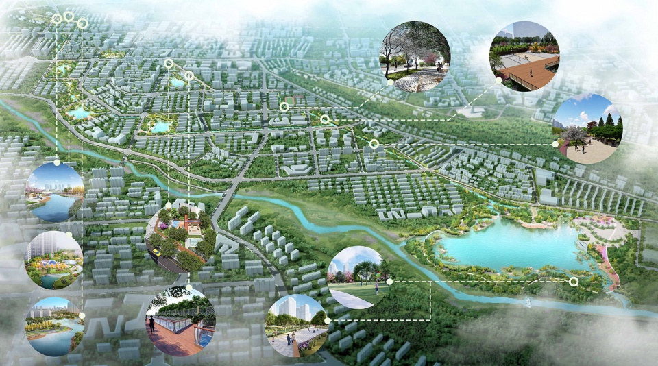 Zao River Waterfront Corridor Power Construction