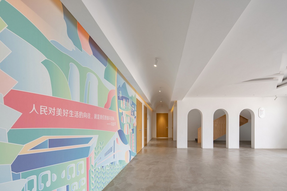Qinchang Village CPC Branch Office Community Center Studio 10