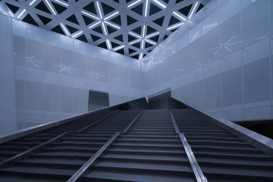 lighting design of shuifa information town industrial exhibition center by beijing purilighting company