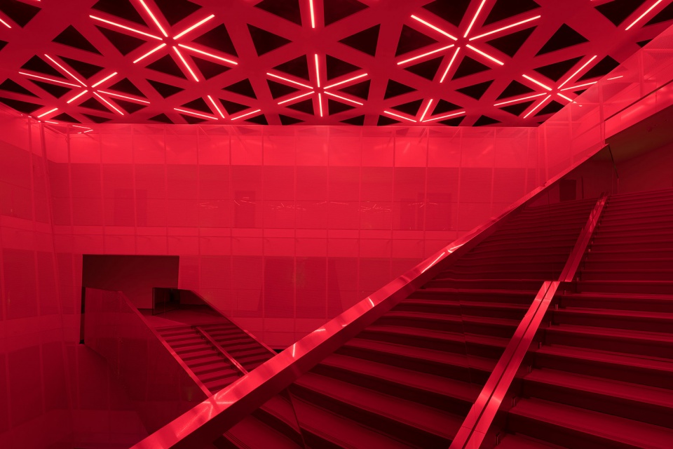 lighting design of shuifa information town industrial exhibition center by beijing purilighting company