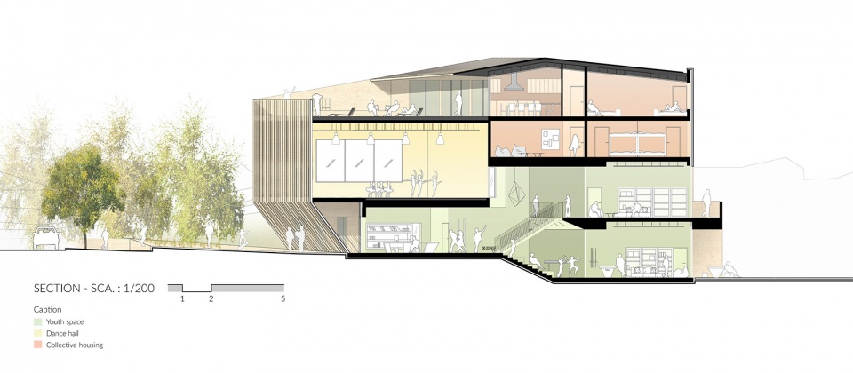 space guy moquet france by oeco architectes